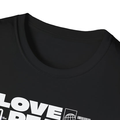 Love and Peace, Unisex Softstyle T-Shirt
