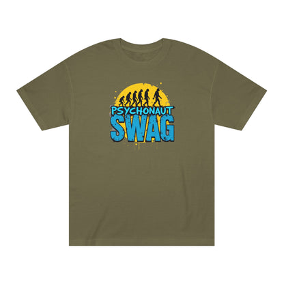 Psycho Swag Unisex Classic Tee - Trendy Graphic T-Shirt for Gamers & Psychonauts, Quirky Gift, Casual Wear, Unique Fashion - Psychonaut Swag