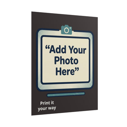 Customizable Movie Poster — Personalized Rolled Prints for Birthdays, Graduations & Man Caves