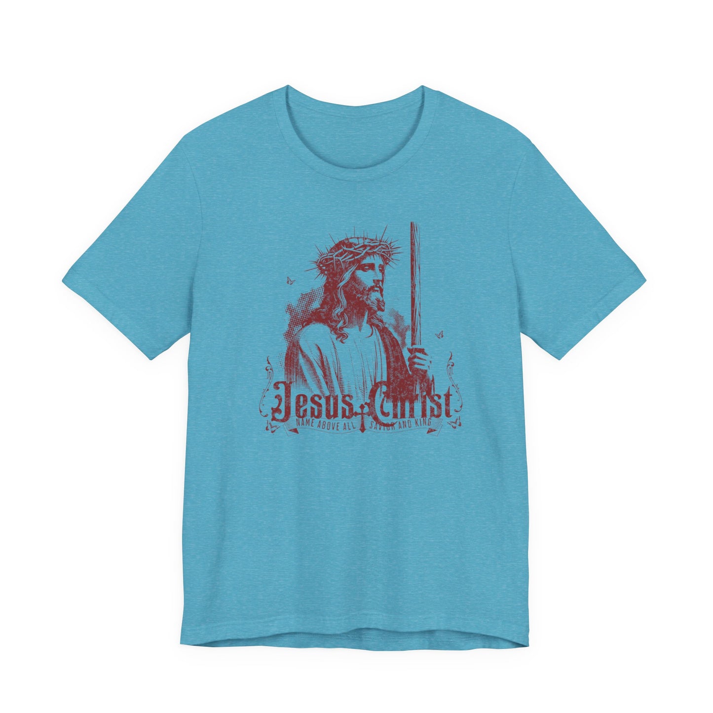 Jesus Christ iconic Tee – Christian Faith T‑Shirt with Crown of Thorns Design