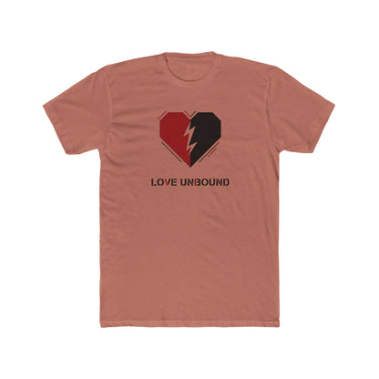 Love Unbound Heart Tee — Split Lightning Heart Graphic T‑Shirt