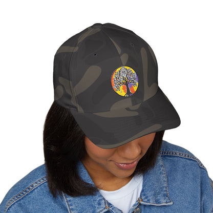 Tree of life, Closed-Back Structured Cap (Embroidery)