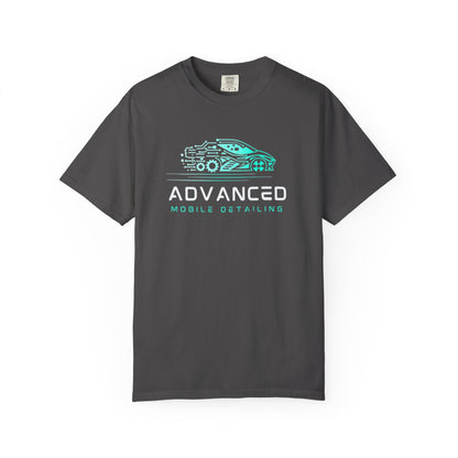 Advanced Mobile, Garment Dyed, T-Shirt, Unisex Graphic Tee, Casual Streetwear, Perfect Gift for Car Lovers, Vintage Style Merch, Everyday Wear