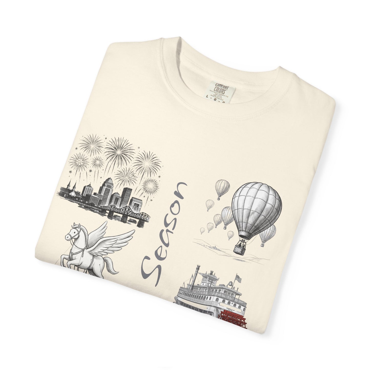 Derby Season T-Shirt — Horse Racing & Balloon Glow Festival Tee