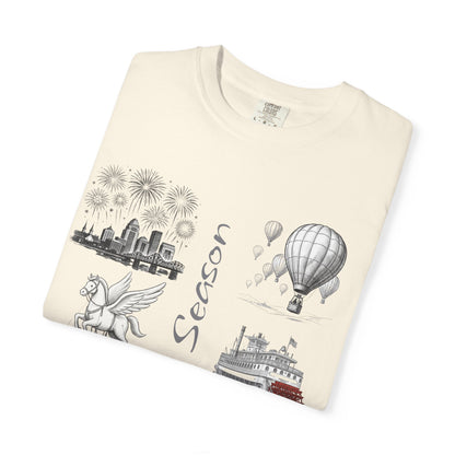 Derby Season T-Shirt — Horse Racing & Balloon Glow Festival Tee