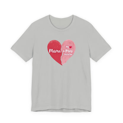 Mama + Mini Valentine T-Shirt — Matching Mother & Child Heart Tee