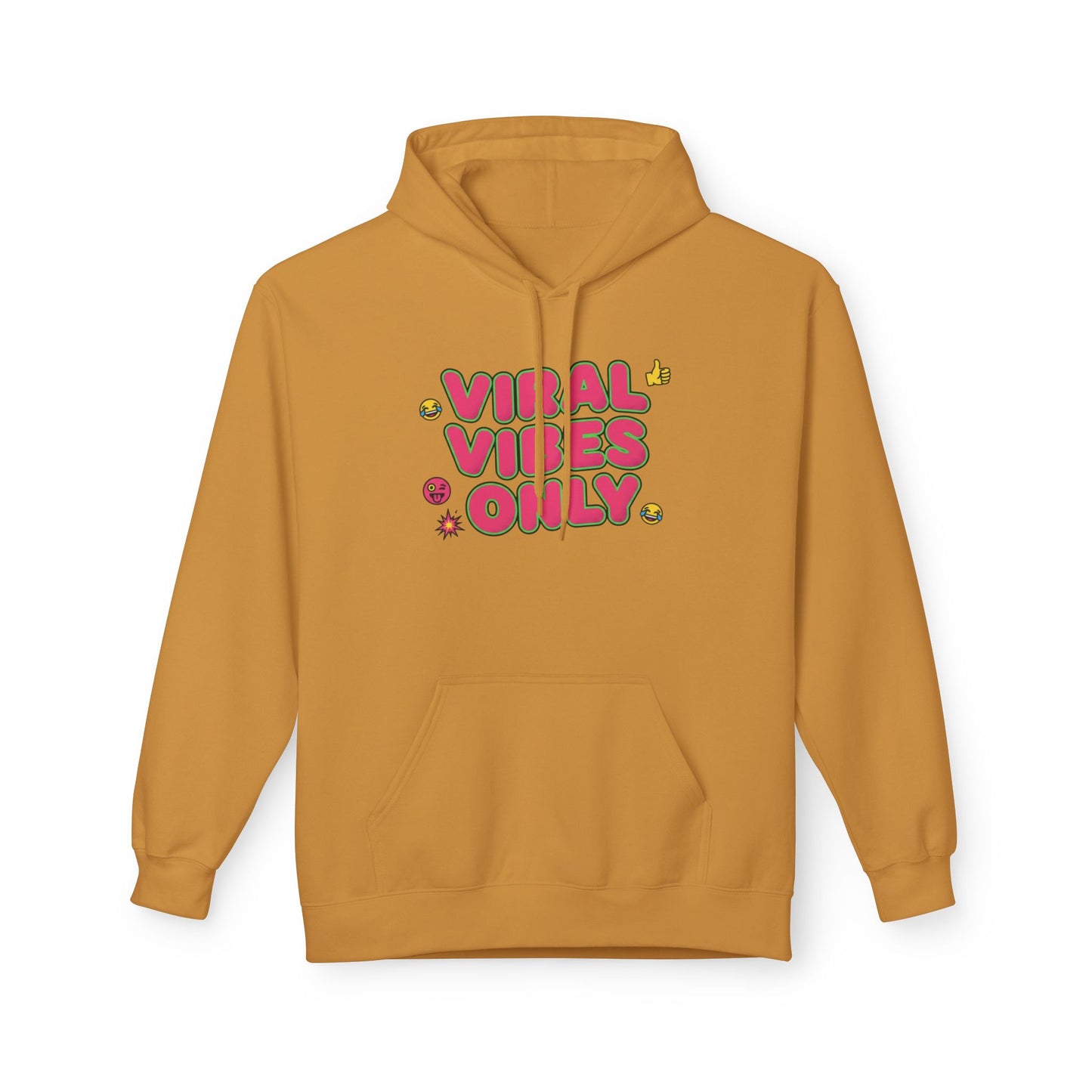 Hoodie - "Vibe Check" Colorful Retro Text Graphic