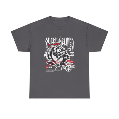 Overwhelmed, Unisex Heavy Cotton Tee
