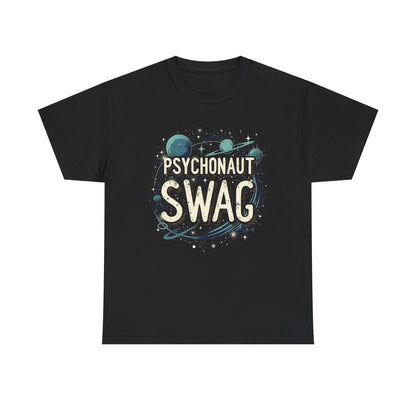 Galactic Vibe, Psychonaut Swag T-Shirt, Unisex Cotton Tee, Spiritual Vibes, Gift for Psychonauts, Casual Everyday Wear, Unique Graphic Tee