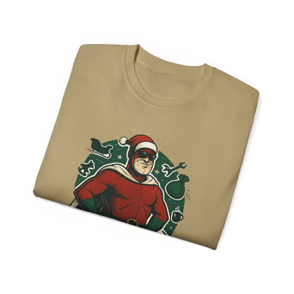 Santa Dad T-Shirt — Retro Vintage Father Christmas Tee for Dads