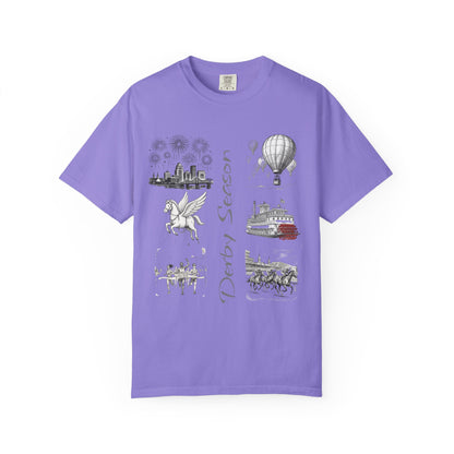 Derby Season T-Shirt — Horse Racing & Balloon Glow Festival Tee