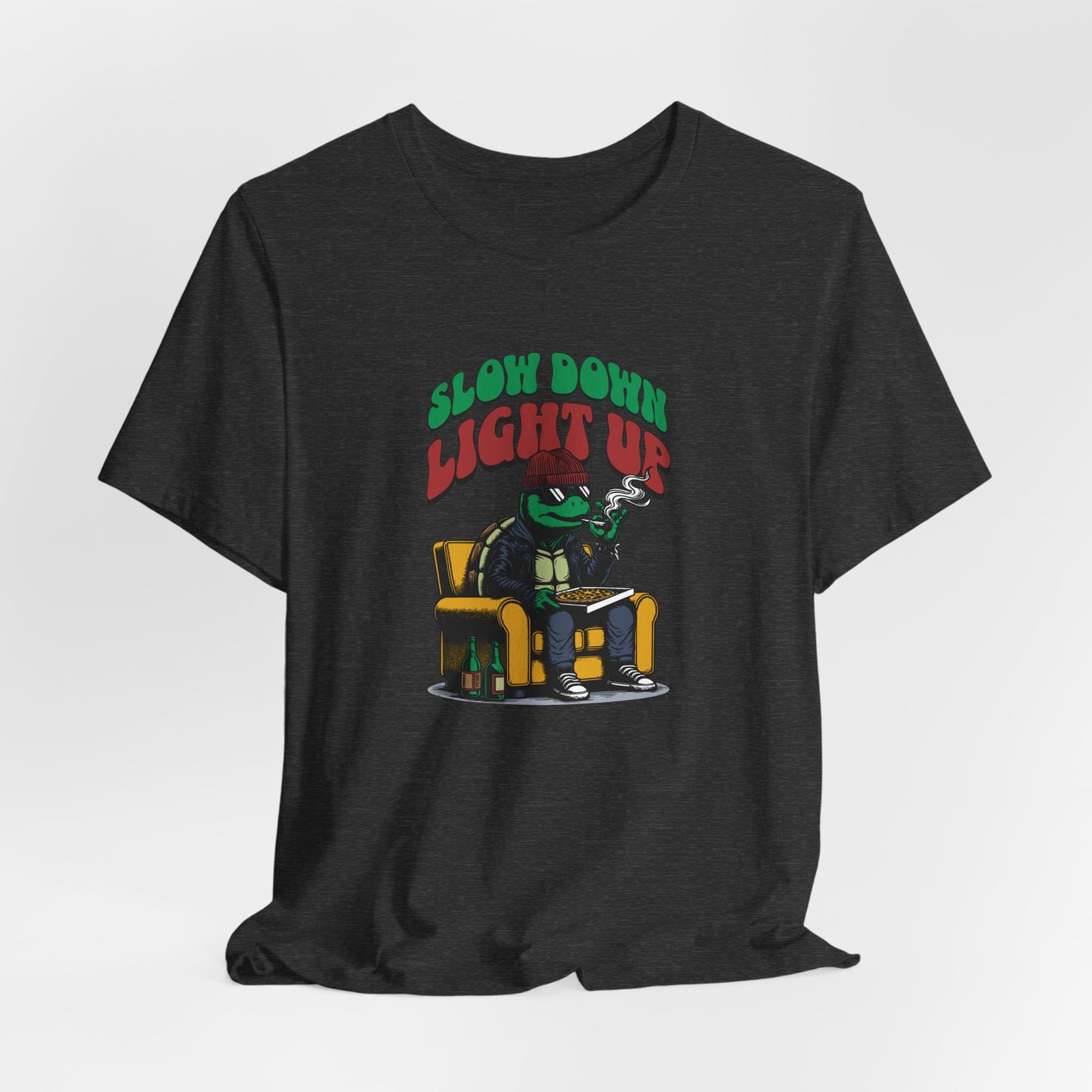 Slow Turtle, Unisex Jersey Short Sleeve Tee