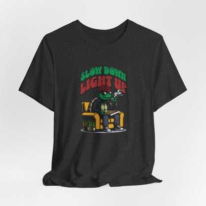 Slow Turtle, Unisex Jersey Short Sleeve Tee