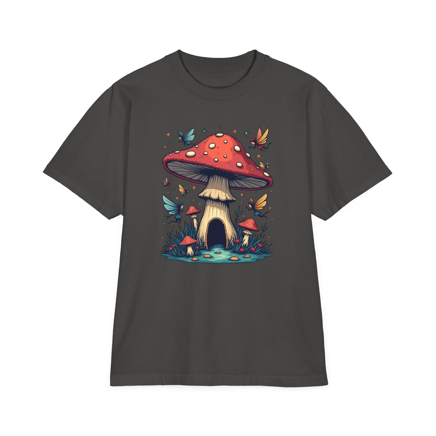 Mushroom Fairy Cottage T-Shirt