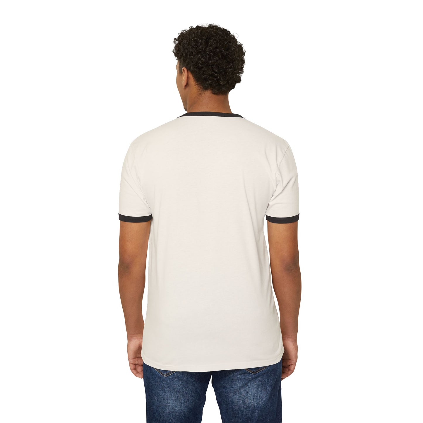 Here for the Treats! Halloween Cat Ringer T-Shirt
