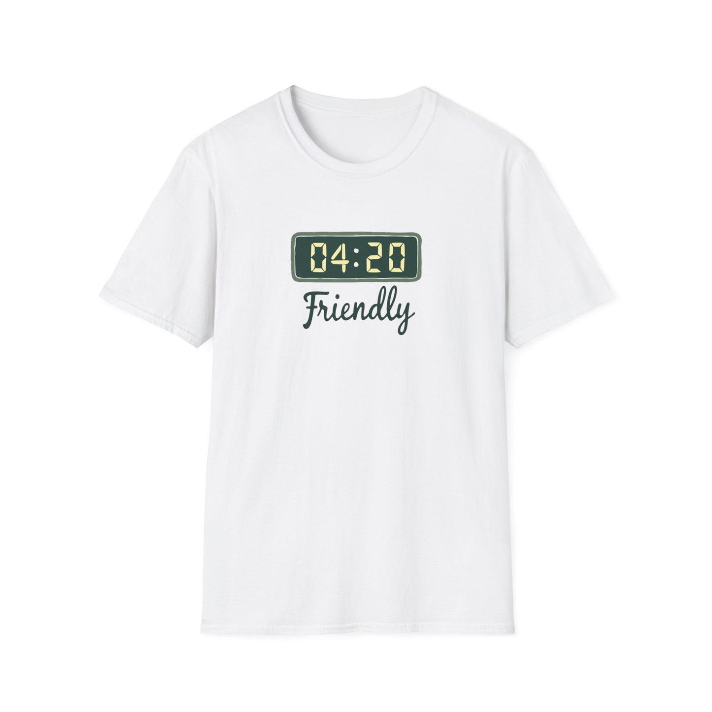Friendly 4:20 Unisex T-Shirt | Marijuana Enthusiast Tee, Cannabis Gift, 420 Apparel, Stoner Friends Outfit, Chill Vibe Clothing