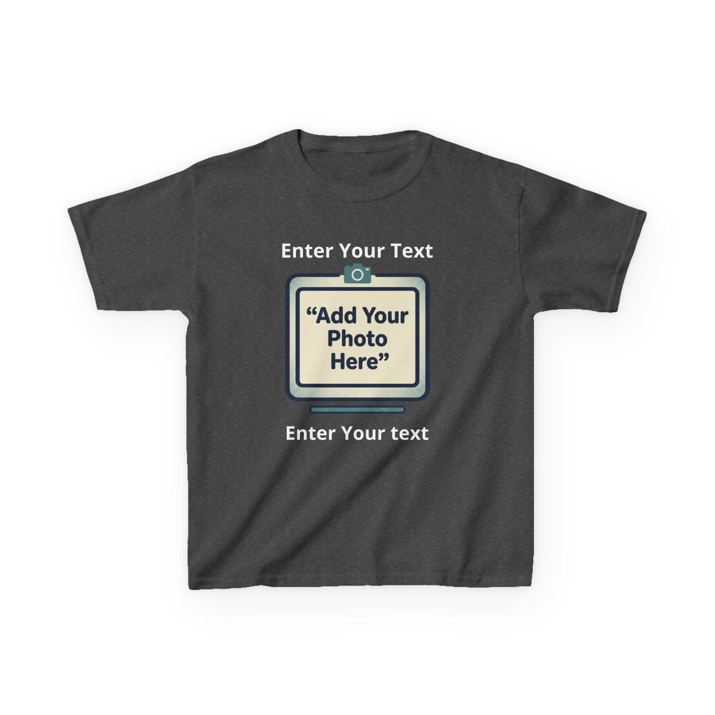 Custom Kids Tee — Personalized Image & Text for Birthdays, Trips, Events