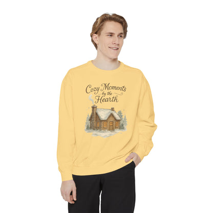 Cozy cabin Unisex Garment-Dyed Sweatshirt