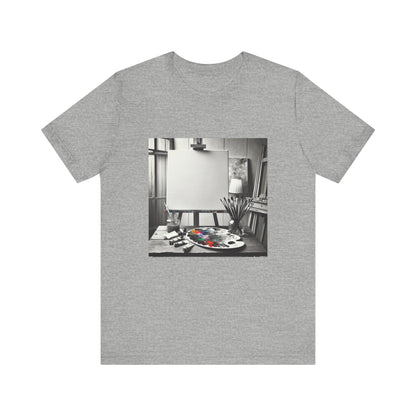 Artistic Unisex Tee - The Anticipation of a Blank Canvas - Psychonaut Swag