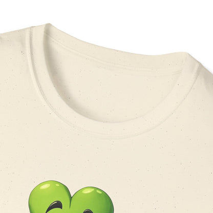Lucky Winking Shamrock T-Shirt — Cute St. Patrick’s Day Clover Tee