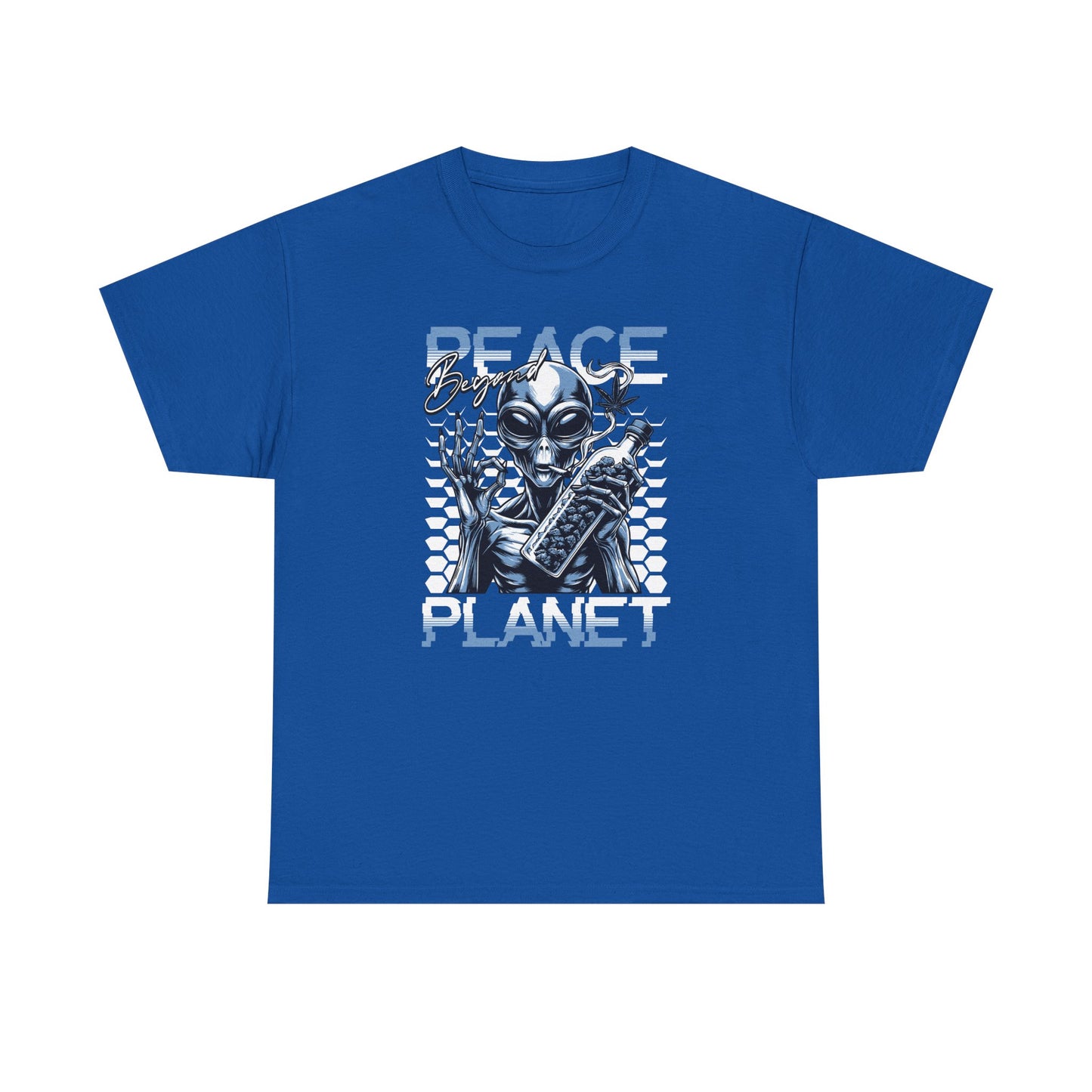 Peace Planet Alien T‑Shirt — Retro Sci‑Fi Graphic Tee