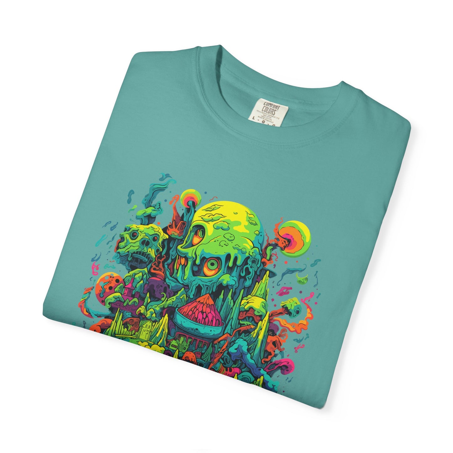 Psychedelic Dream Graphic T-Shirt — Sticky Trippy Art Tee