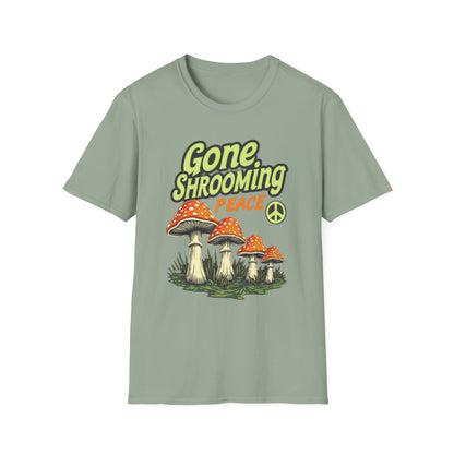 Gone Shrooming Unisex T-Shirt - Funny Mushroom Tee for Nature Lovers, Gift for Hikers, Campers, and Outdoor Enthusiasts - Psychonaut Swag
