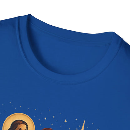Jesus Is the Reason Of the Season T-Shirt — Vintage Nativity & Santa Christmas Tee