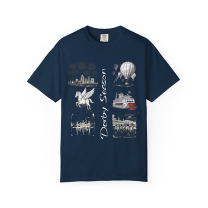 Derby Season T-Shirt — Horse Racing & Balloon Glow Festival Tee