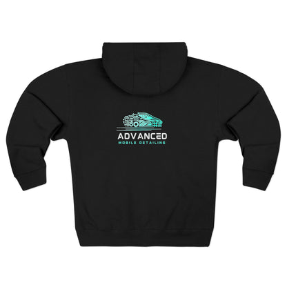 Advanced Mobile zip-up, Exploration Unisex Zip Hoodie, Cozy Zip Up, Casual Wear, Gift for Adventurers, Travel Enthusiasts