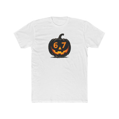 Halloween Jack-O'-Lantern Tee — 6/7 Pumpkin Graphic Shirt