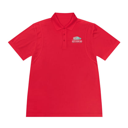 Advanced Mobile, Men's Sport Polo Shirt, Activewear, Casual Dress Shirt for Men, Perfect for Outdoor Activities, Golf, and Everyday Wear