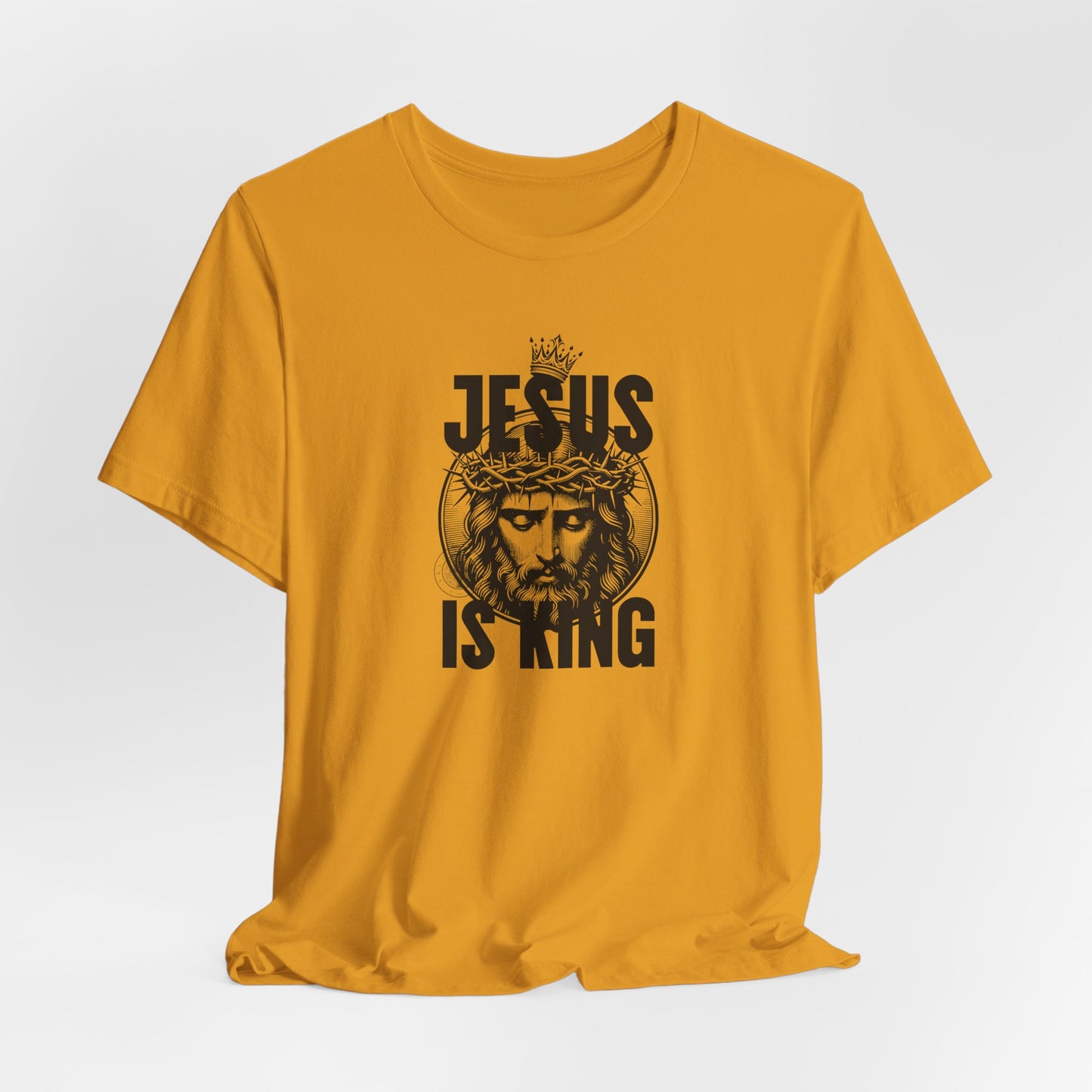 Jesus Is King T-Shirt — Crown of Thorns Christian Tee