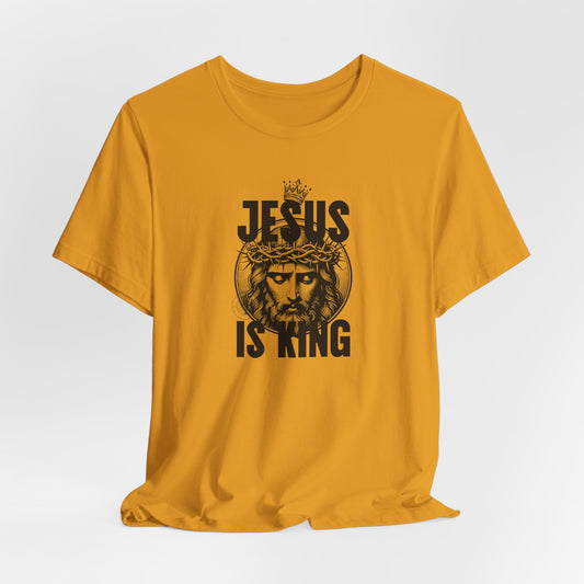 Jesus Is King T-Shirt — Crown of Thorns Christian Tee