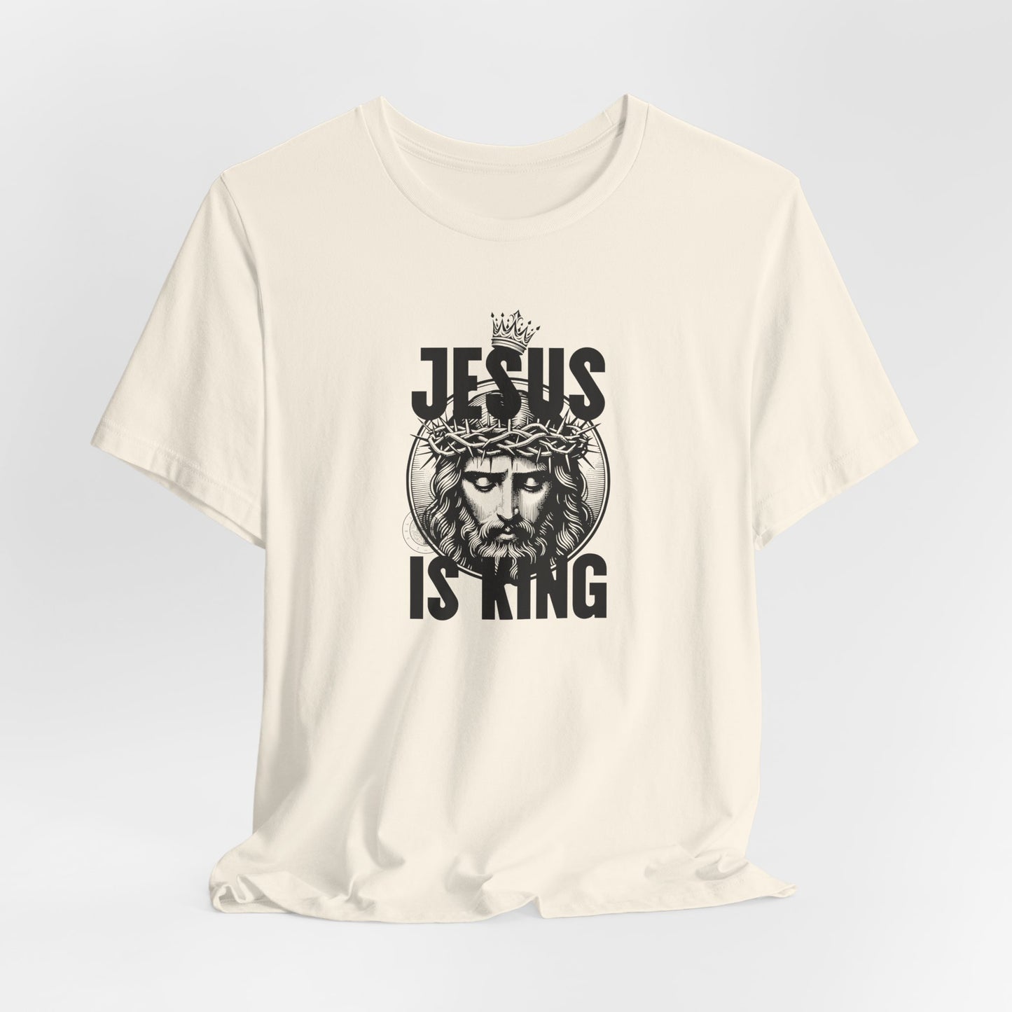 Jesus Is King T-Shirt — Crown of Thorns Christian Tee