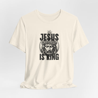 Jesus Is King T-Shirt — Crown of Thorns Christian Tee