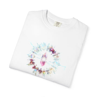 Crystal Energy Unisex T-shirt - Healing Magic Design - Psychonaut Swag