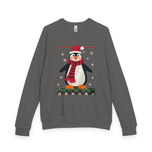 Penguin Holiday Weather Raglan Crewneck