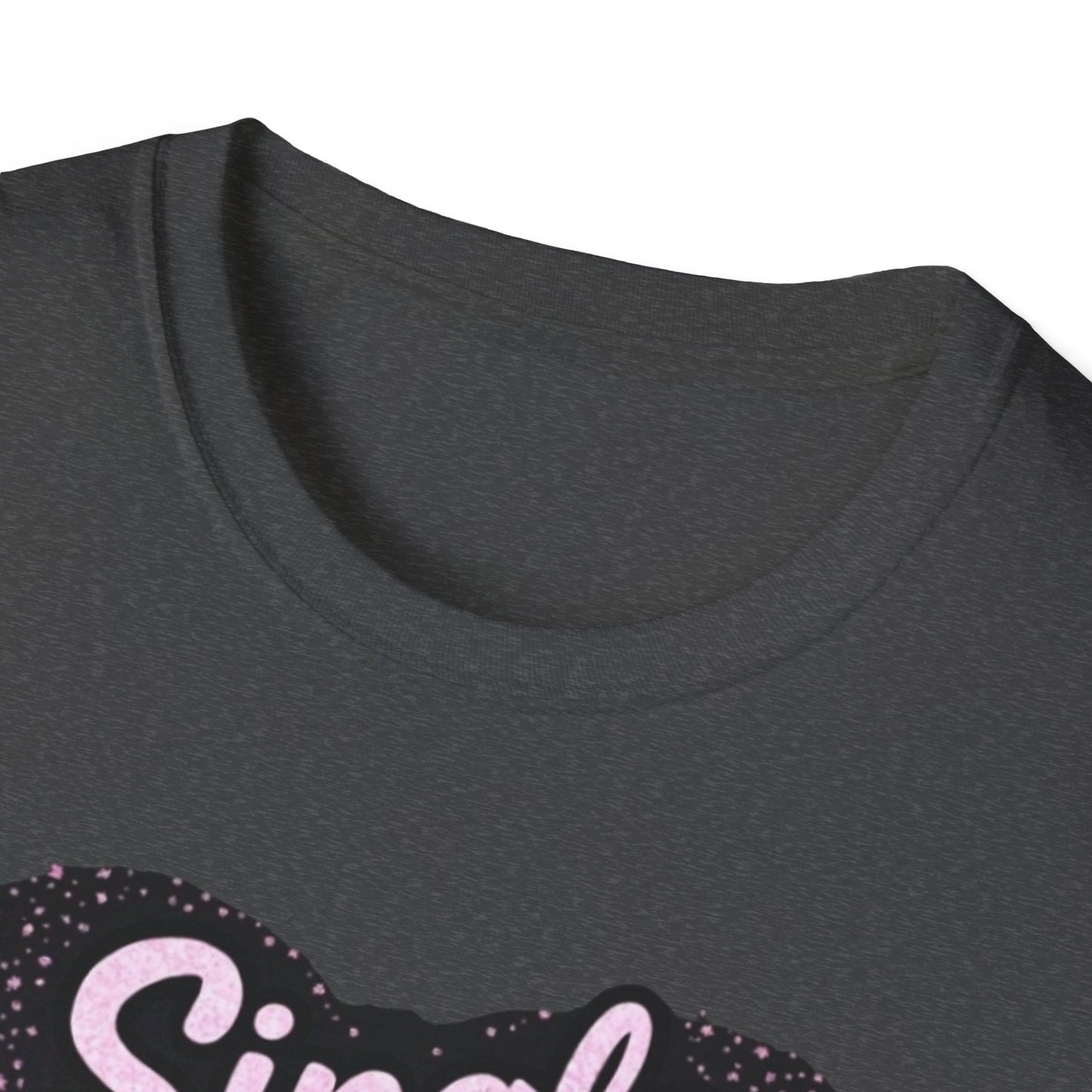 Single & Fabulous T‑Shirt — Funny Feminine Graphic Tee for Singles, Galentine’s & Pride
