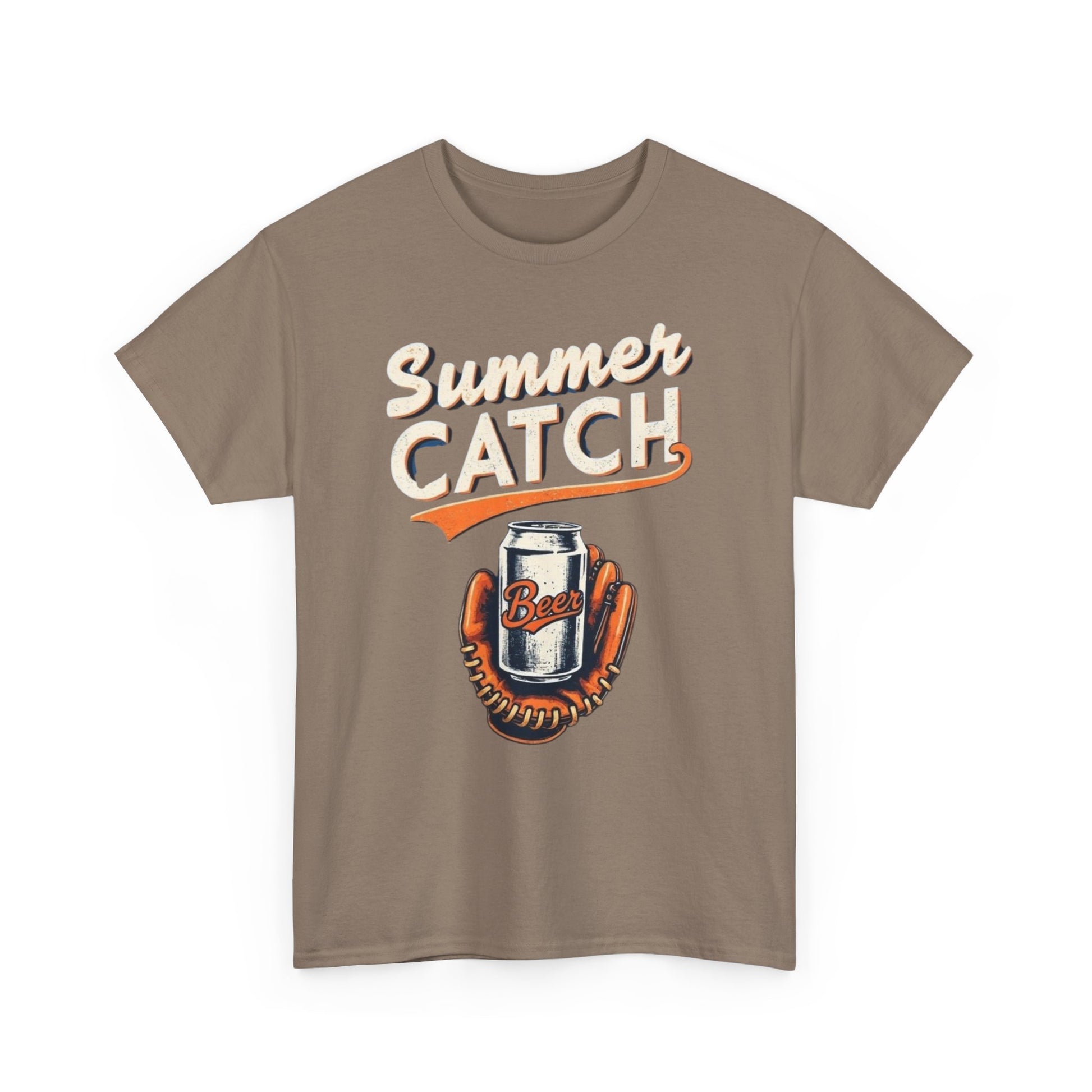 Summer Catch Tee, Casual Summer Shirt, Gift for Beer Lovers, Fun Graphic T-Shirt, Perfect for BBQs and Picnics - Psychonaut Swag