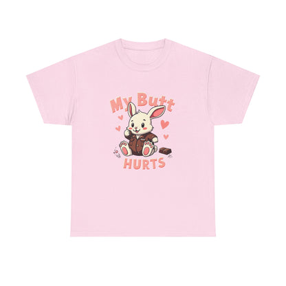 My Butt Hurts Bunny T-Shirt — Cute Kawaii Bunny Graphic Tee