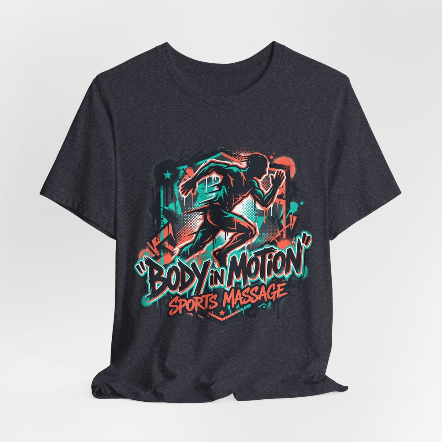 Sports Massage T-Shirt — Athletic Runner Graphic Tee
