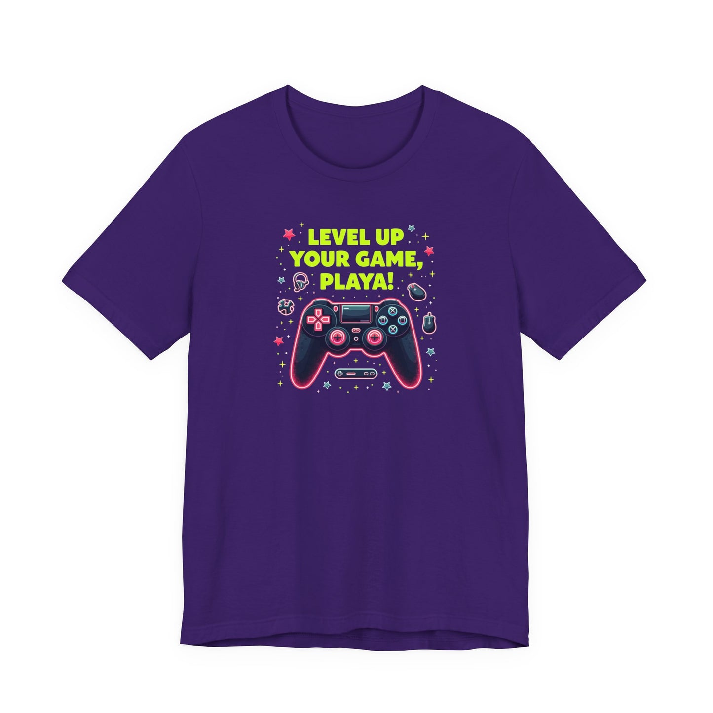 Level Up Your Game Playah! Gaming T-Shirt — Retro Controller Design