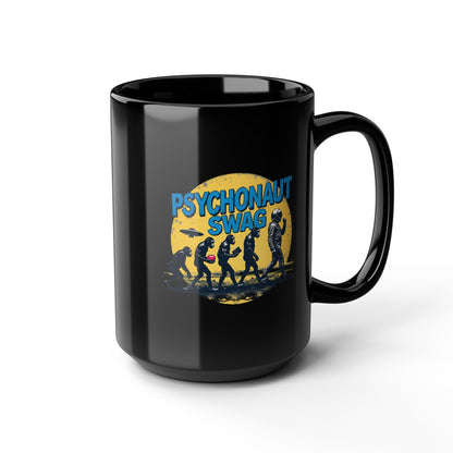 Psychonaut Swag Coffee Mug, Black Mug, 15oz