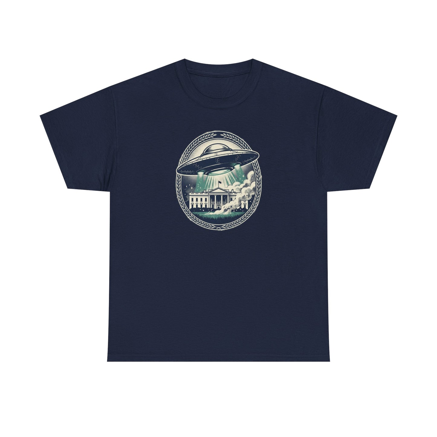 Alien Disclosure T-Shirt — Flying Saucer Over White House