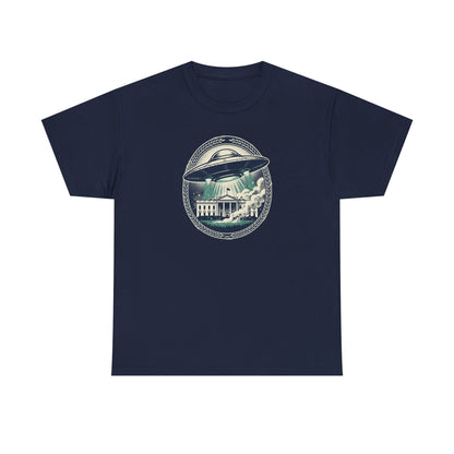 Alien Disclosure T-Shirt — Flying Saucer Over White House