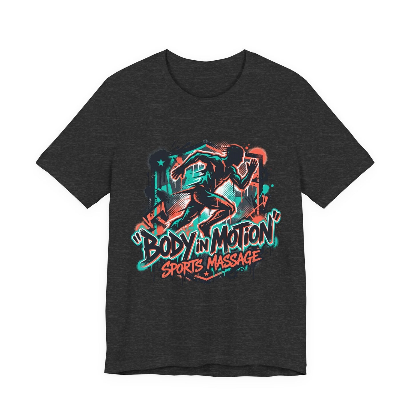 Sports Massage T-Shirt — Athletic Runner Graphic Tee