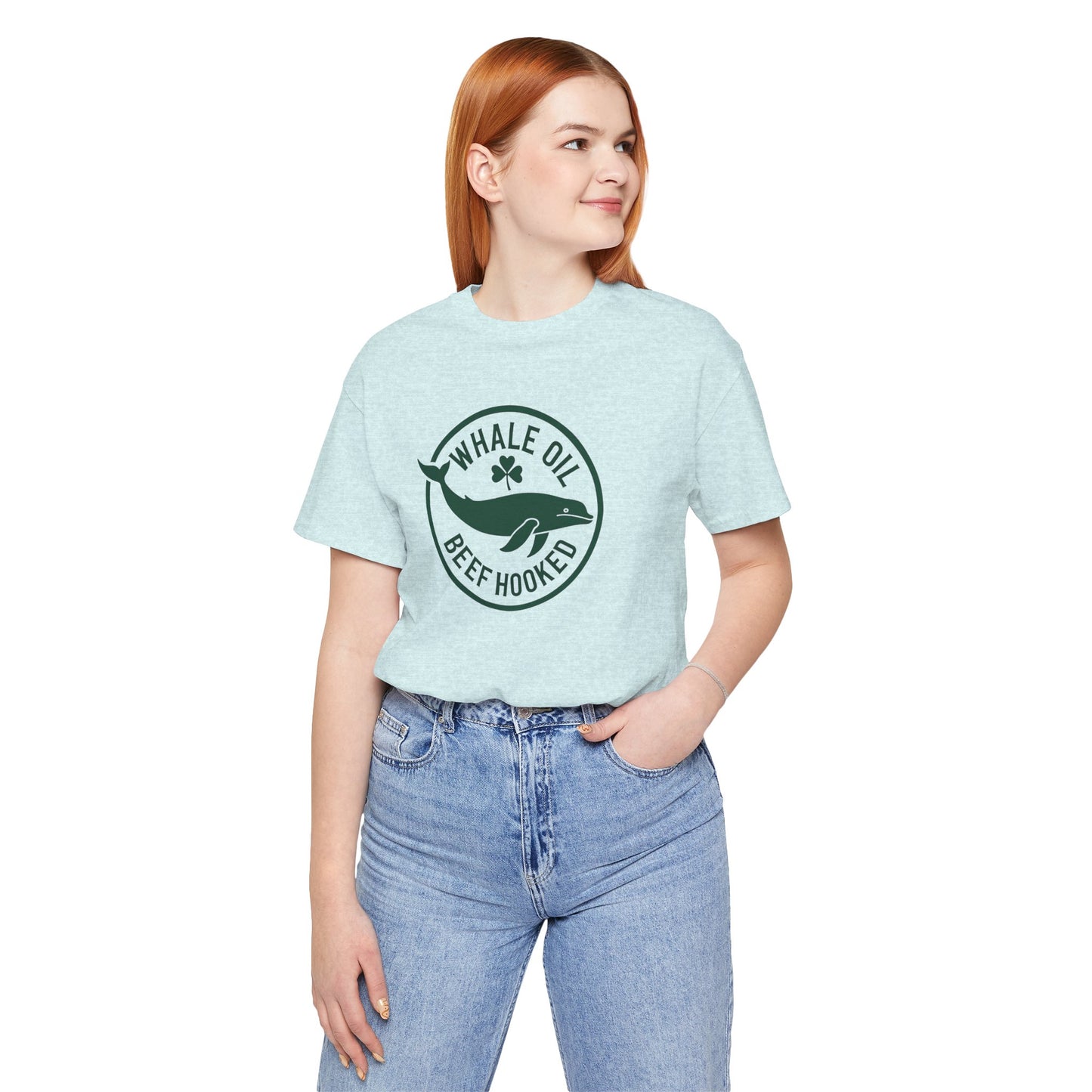 St. Patrick's Day 'Whale Oil Beef Hooked' T-Shirt — Funny Irish Drinking Tee