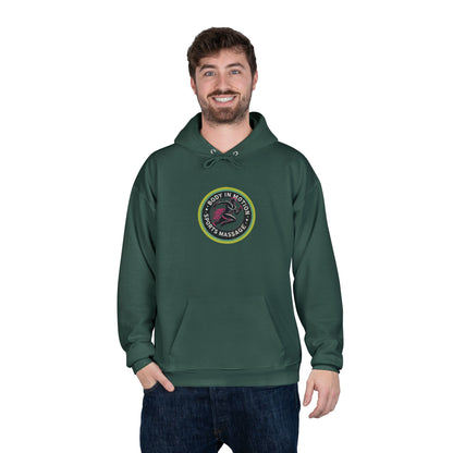 Sports Massage, Logo Hoodie — 'Run Fast' Athletic Pullover
