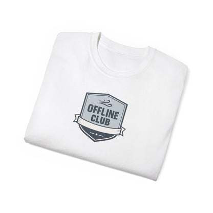 Offline Club Cotton Tee — Vintage Badge Graphic T-shirt